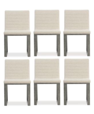 Tribeca 6-Piece Upholstered Side Chair Set
