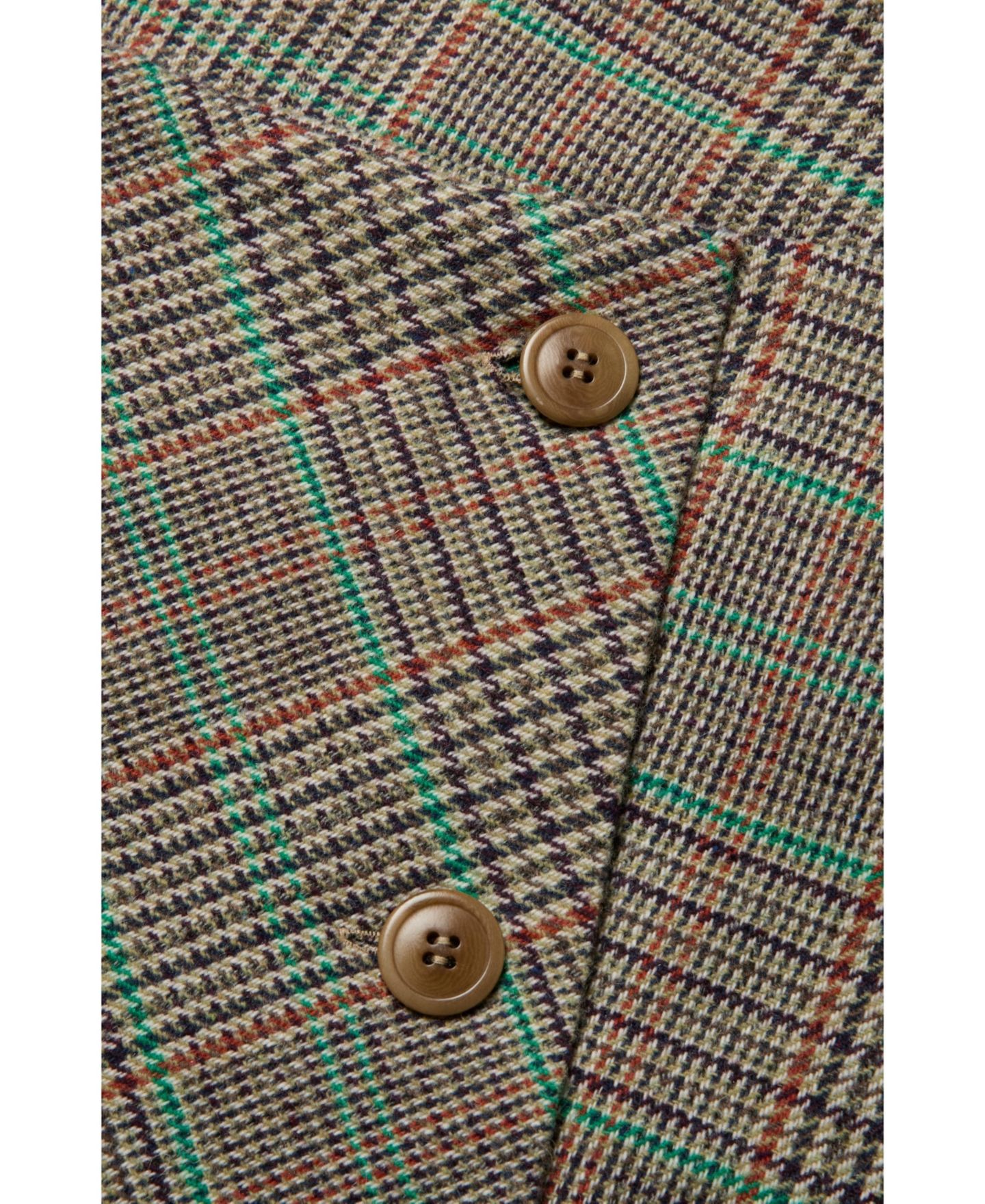 Женская юбка Celtic & Co. Plaid Wrap Midi A-Line, цвет: Коричневый / Разноцветный — фото 6