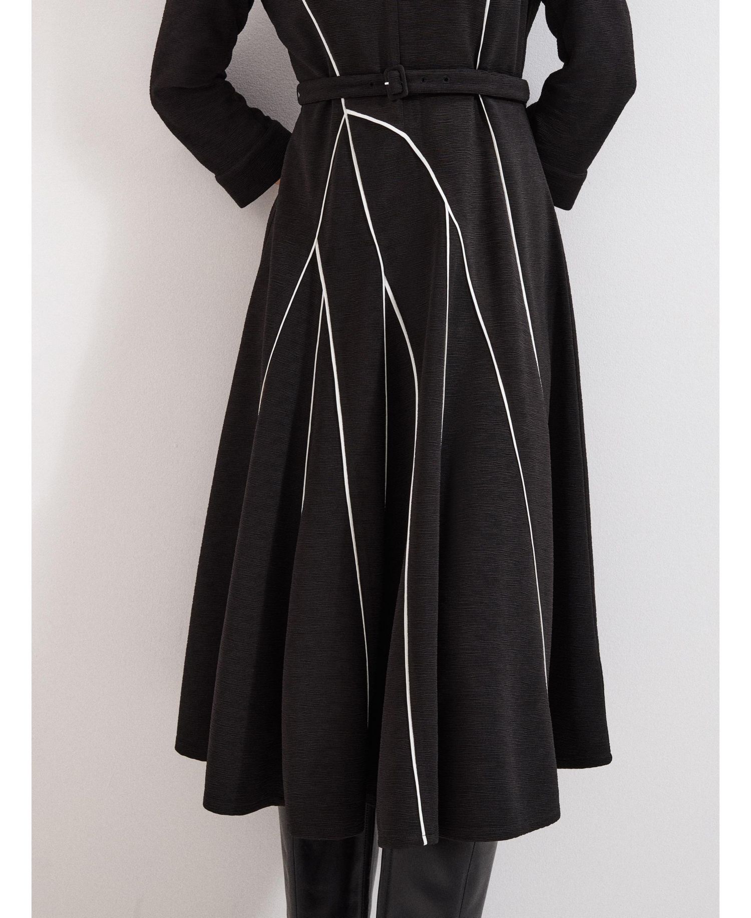 Women's Tilly Collared A-Line 3/4-Sleeve Dress