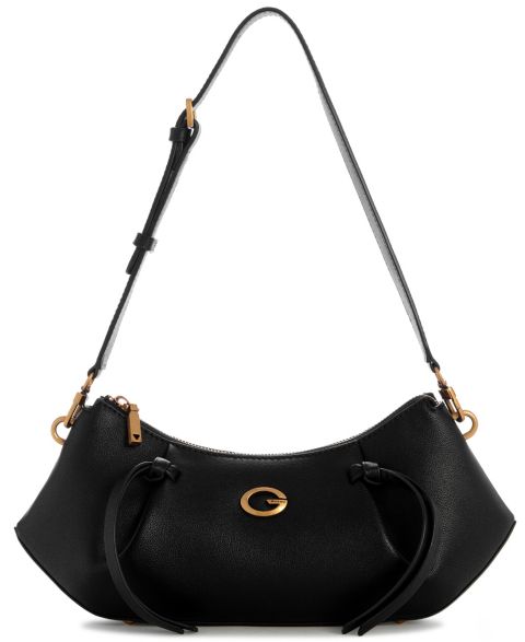 Женская сумка GUESS Allegra Large Shoulder Handbag, цвет: Чёрный