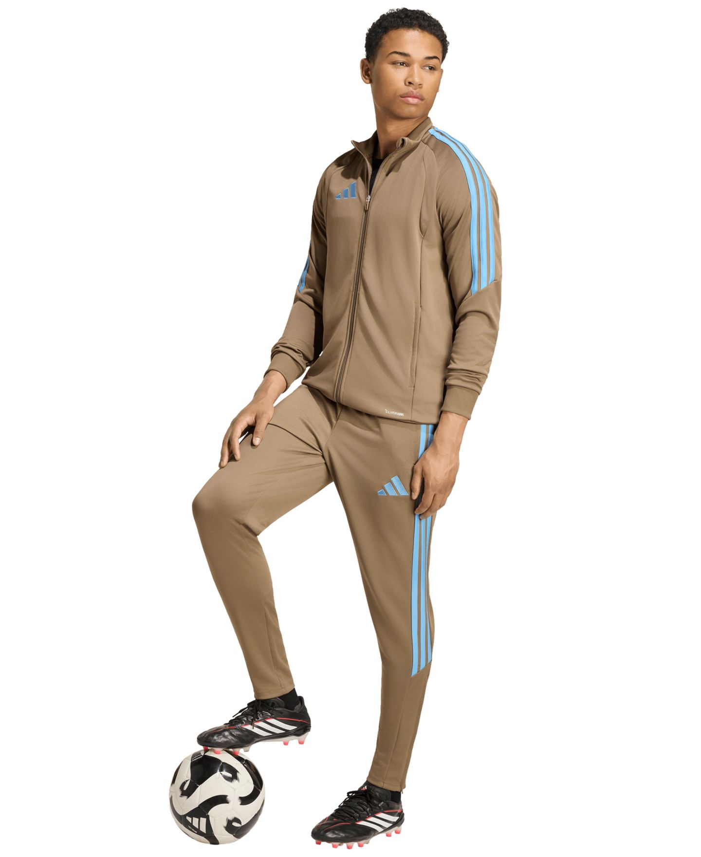 Мужские брюки adidas Tiro 26 League Training, цвет: Хаки — фото 3
