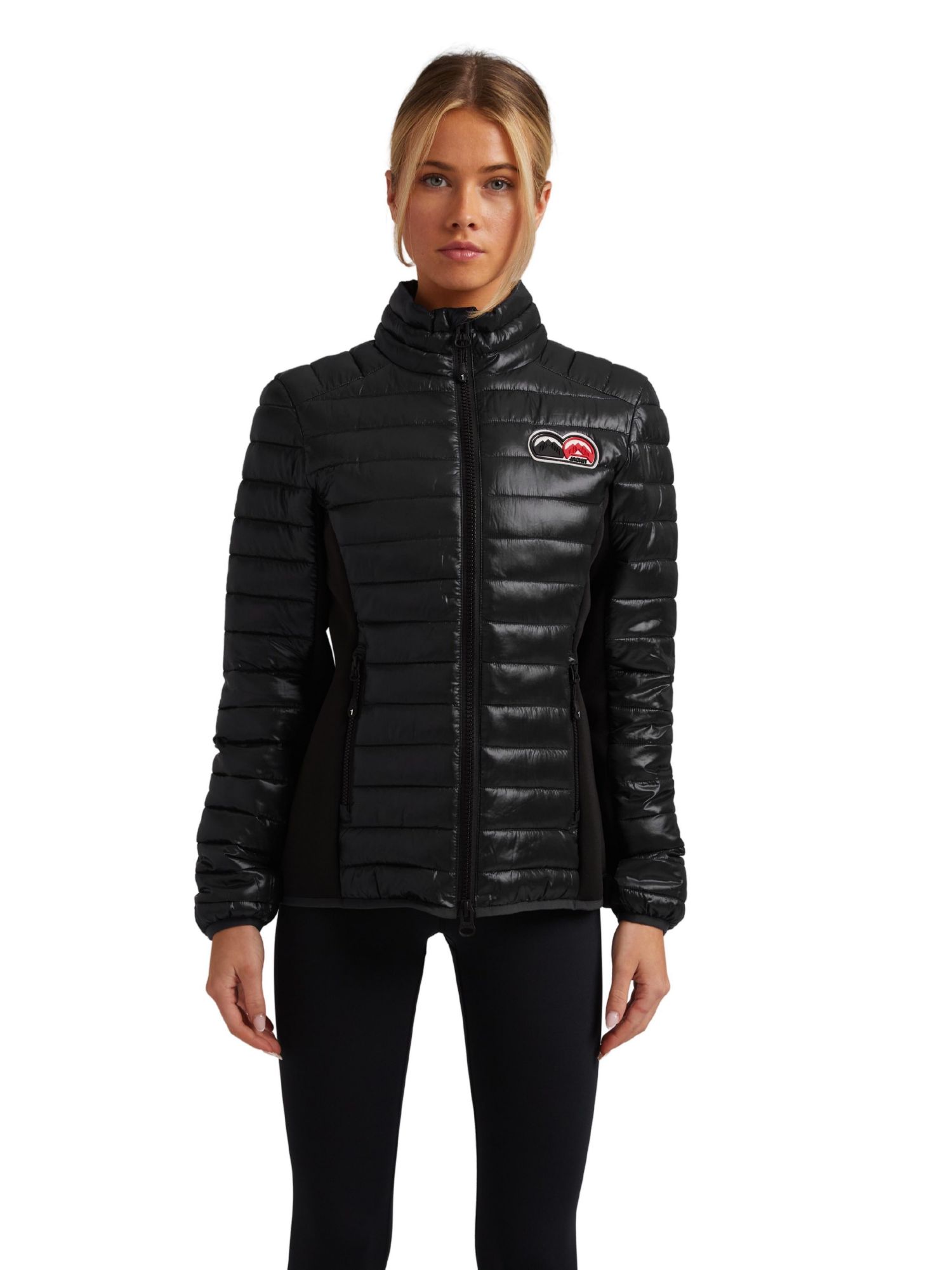 Women's Short Funnel-Neck Puffer Jacket