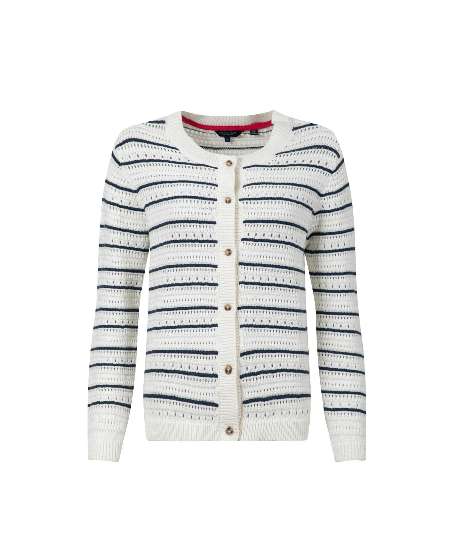 Women's Romilly Pointelle-Knit Striped Cardigan