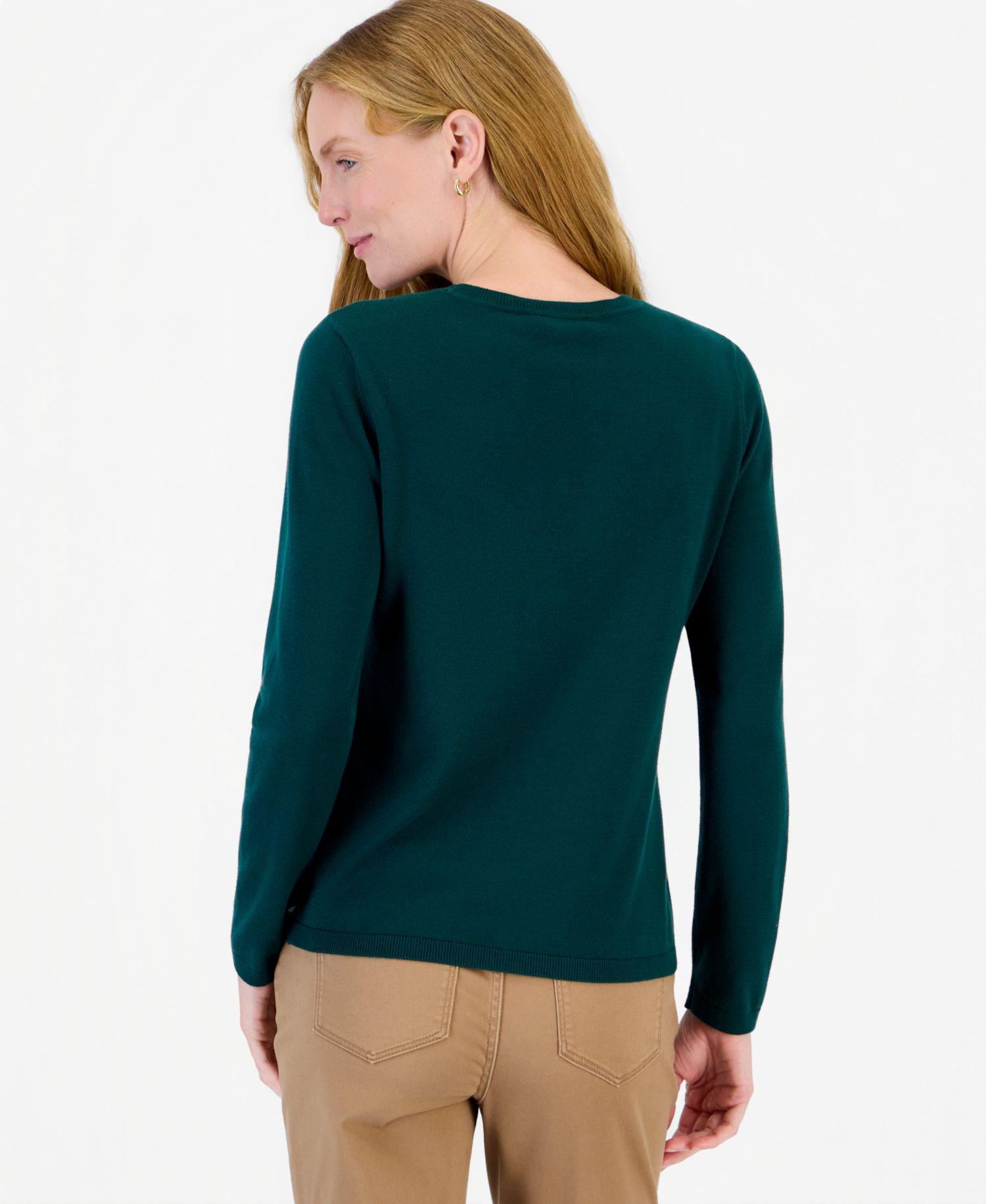 Women's Holiday Reindeer Long-Sleeve Sweater