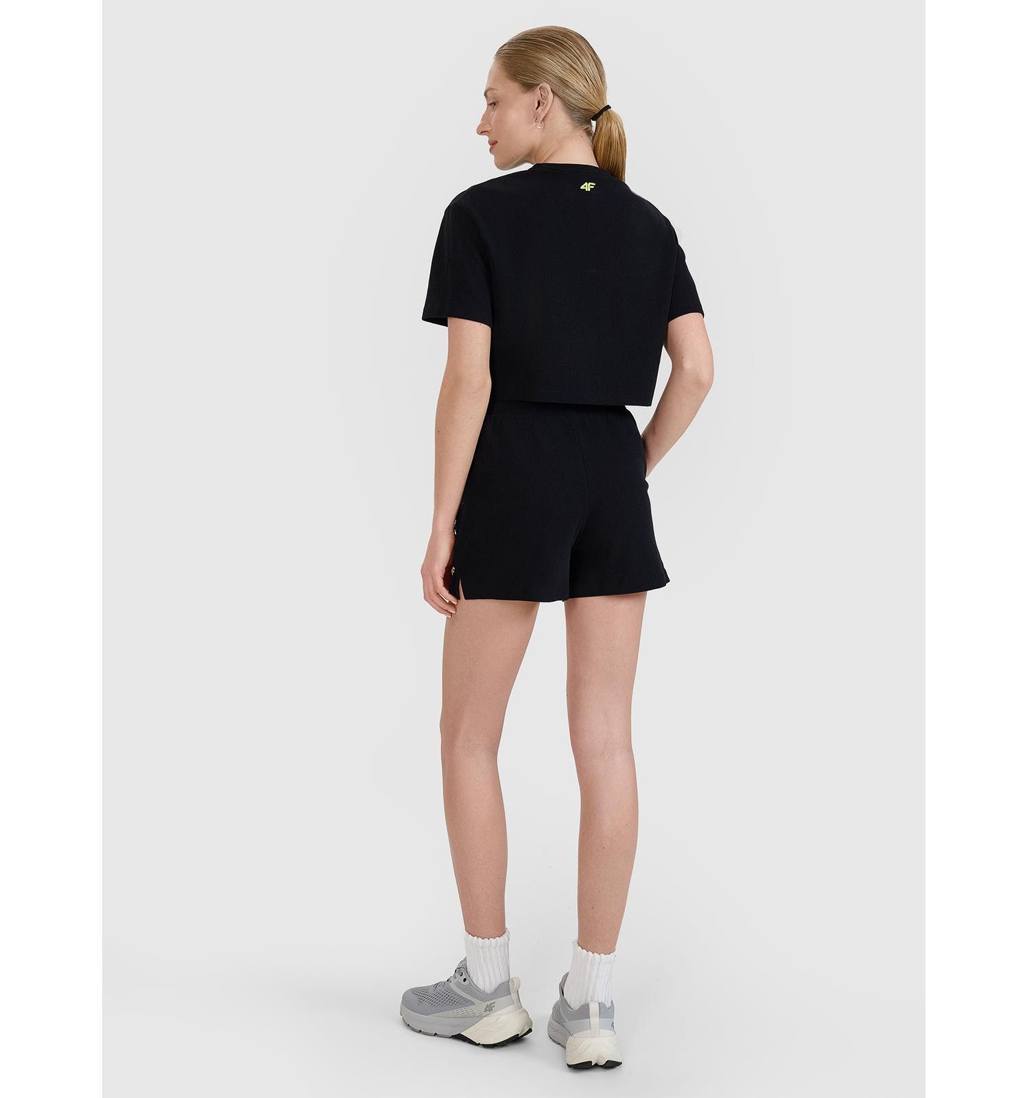Women's Waffle Knit Short Sweatpants Regular Fit