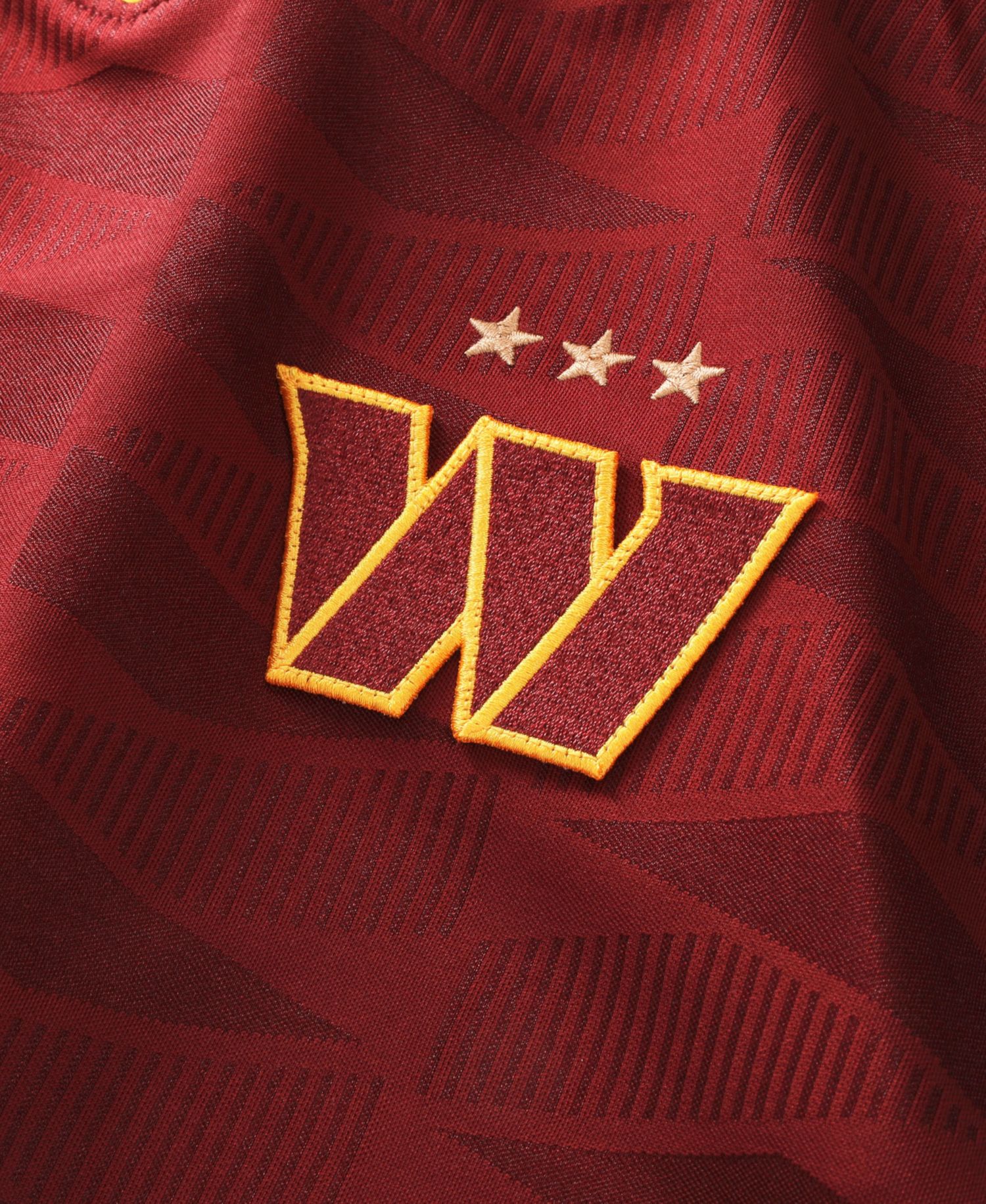 Big Boys and Girls Burgundy Washington Commanders Football x Football V-Neck Fan Jersey