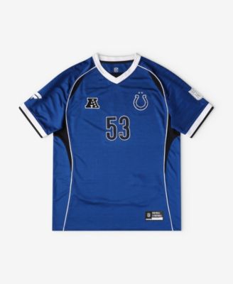 Big Boys and Girls Royal Indianapolis Colts Football x Football V-Neck Fan Jersey