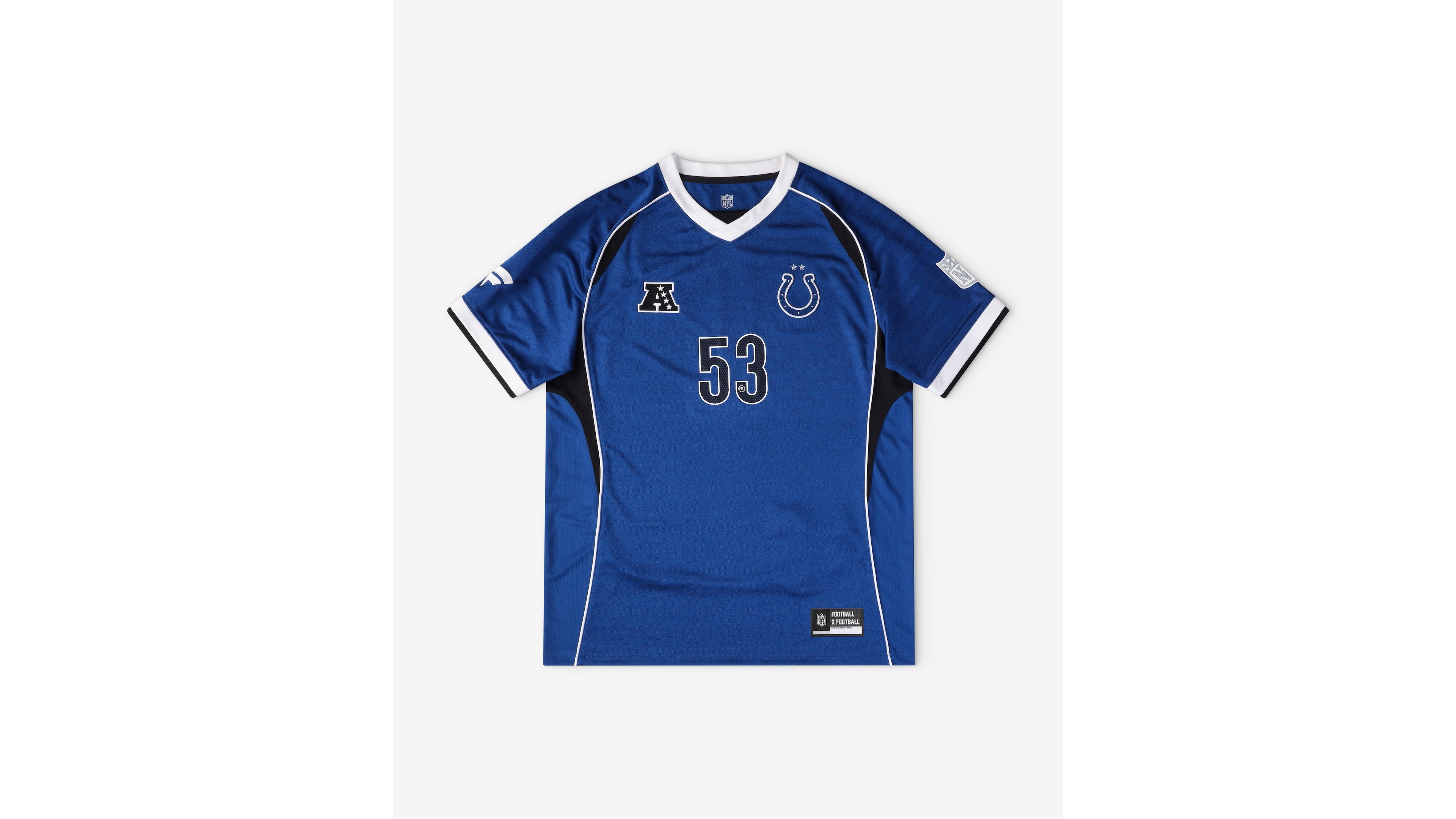 Fanatics Big Boys and Girls Royal Indianapolis Colts Football x V-Neck Fan Top