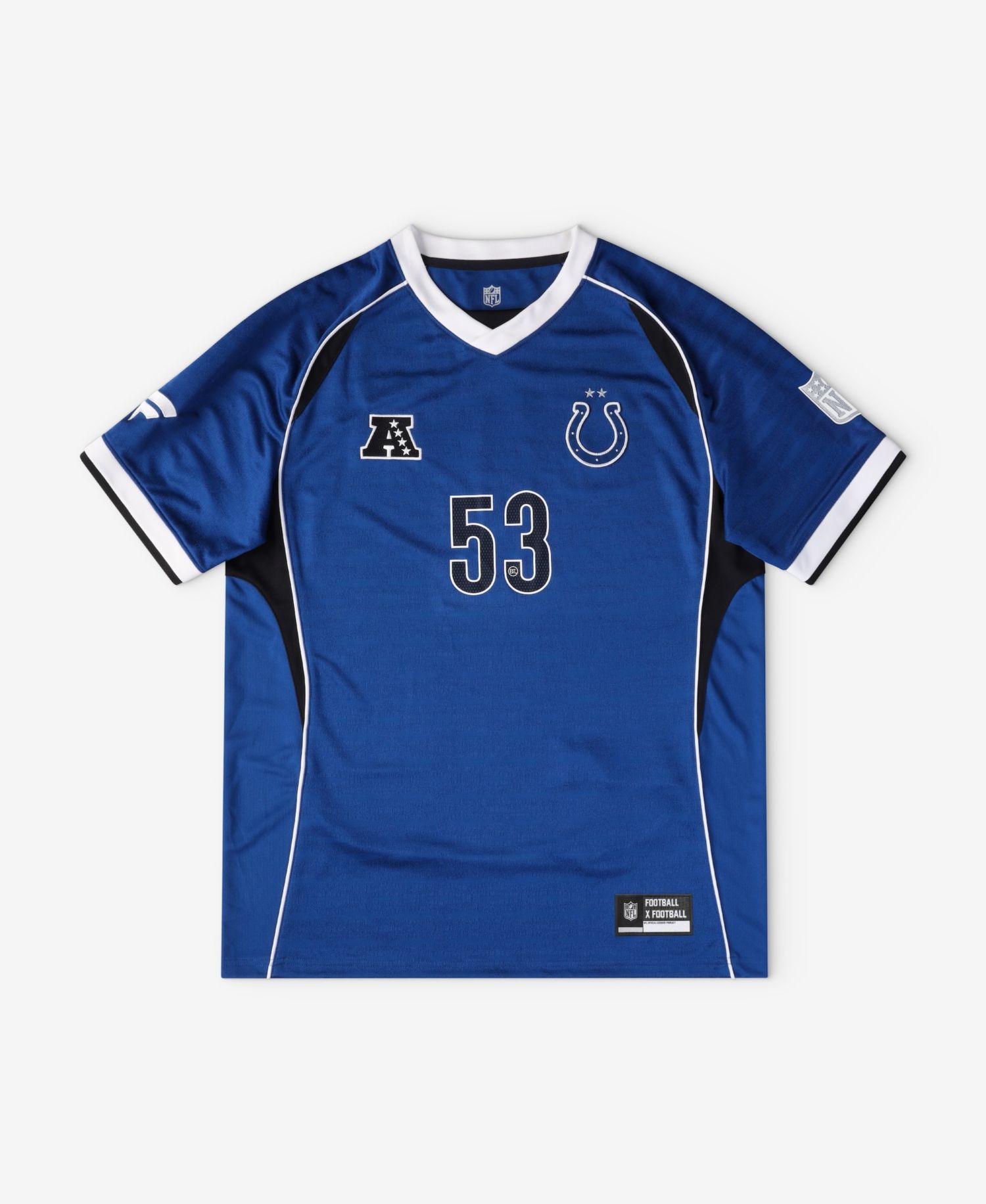 Big Boys and Girls Royal Indianapolis Colts Football x Football V-Neck Fan Jersey