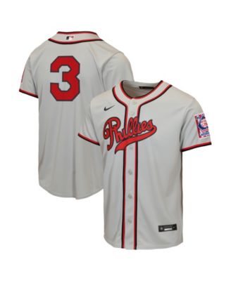 Big Boys and Girls Bryce Harper Gray Philadelphia Phillies 2026 Field of Dreams Replica Jersey