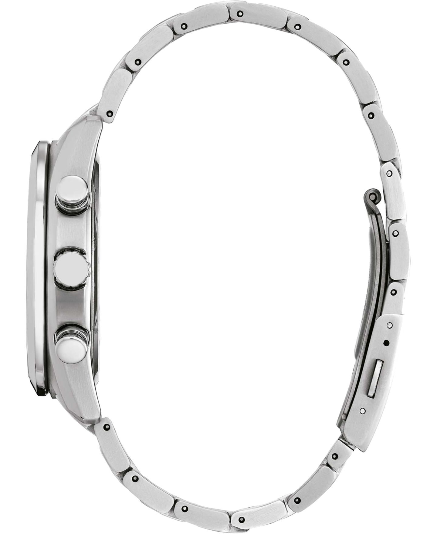 Мужские часы Citizen Tsuki-yomi A-T Silver-Tone Super Titanium Bracelet Watch 43mm — фото 2