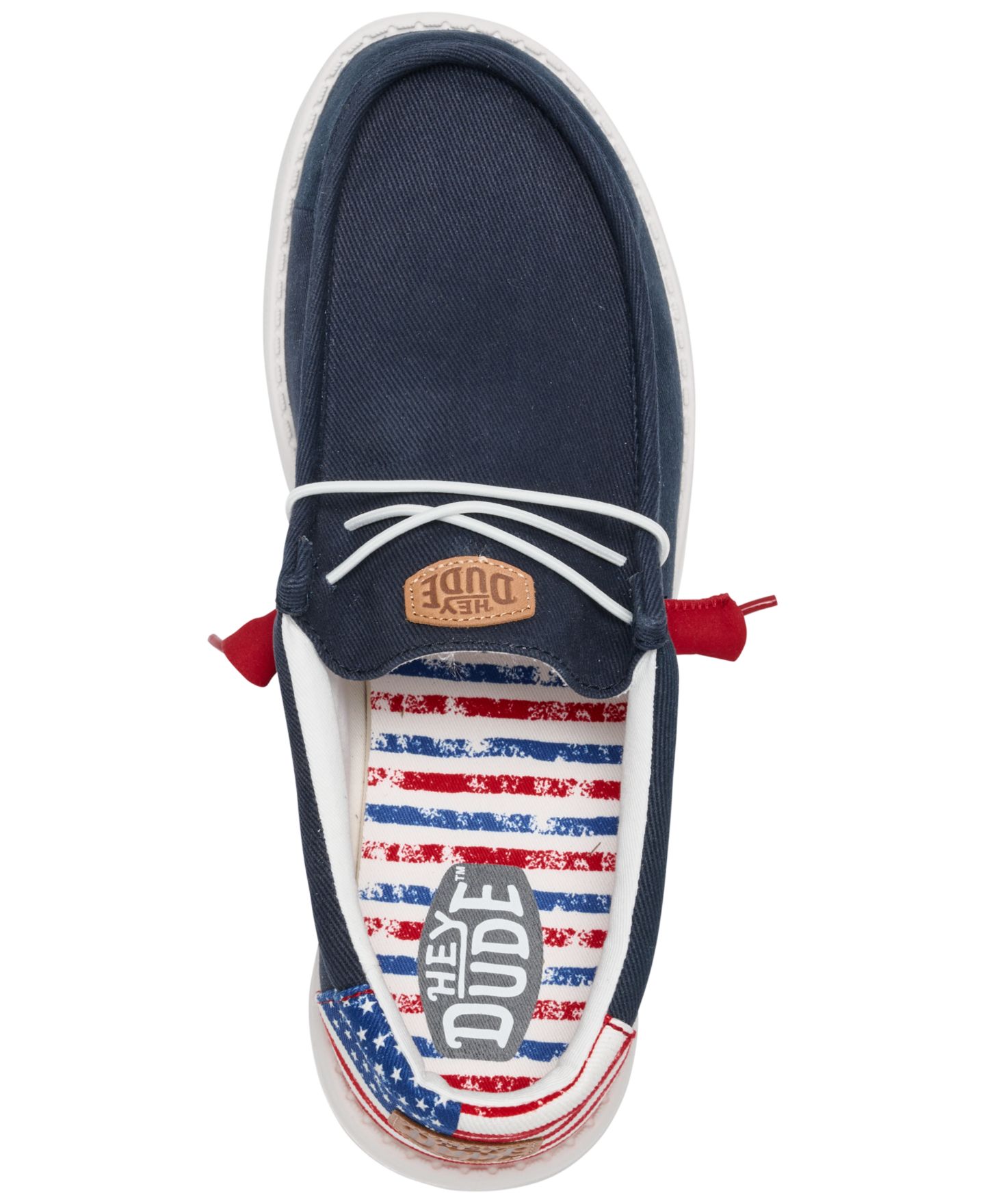 Мужские туфли Hey Dude Wally Americana Lifestyle Moccasin, цвет: Разноцветный — фото 5