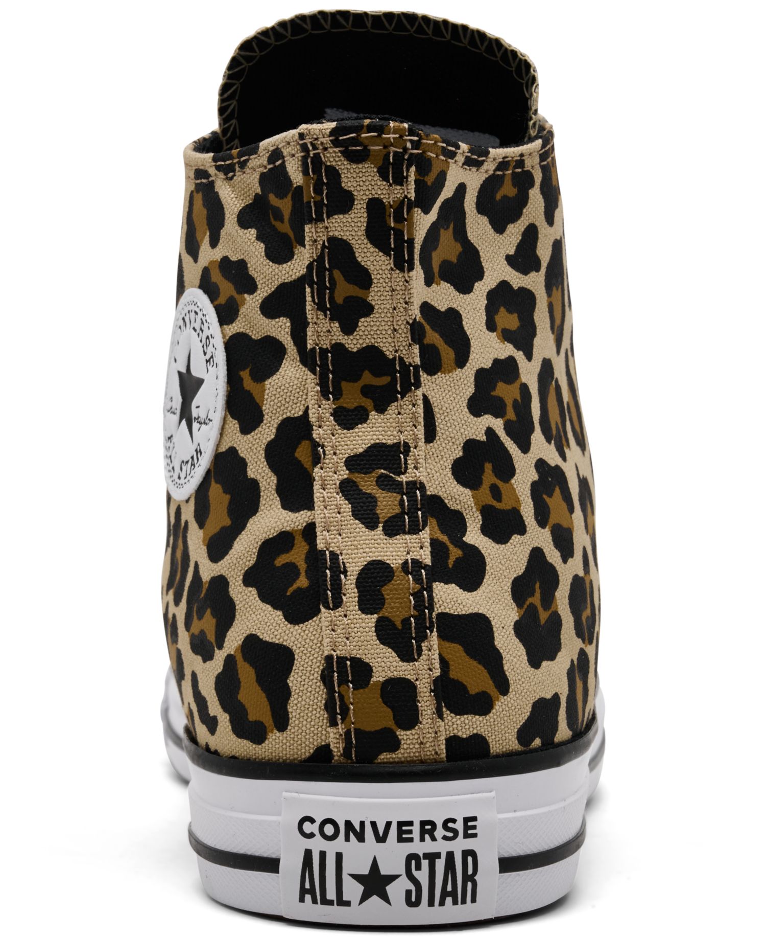 Стильные кроссовки Big Girls Chuck Taylor All Star с высоким берцем и леопардовым принтом от Finish Line