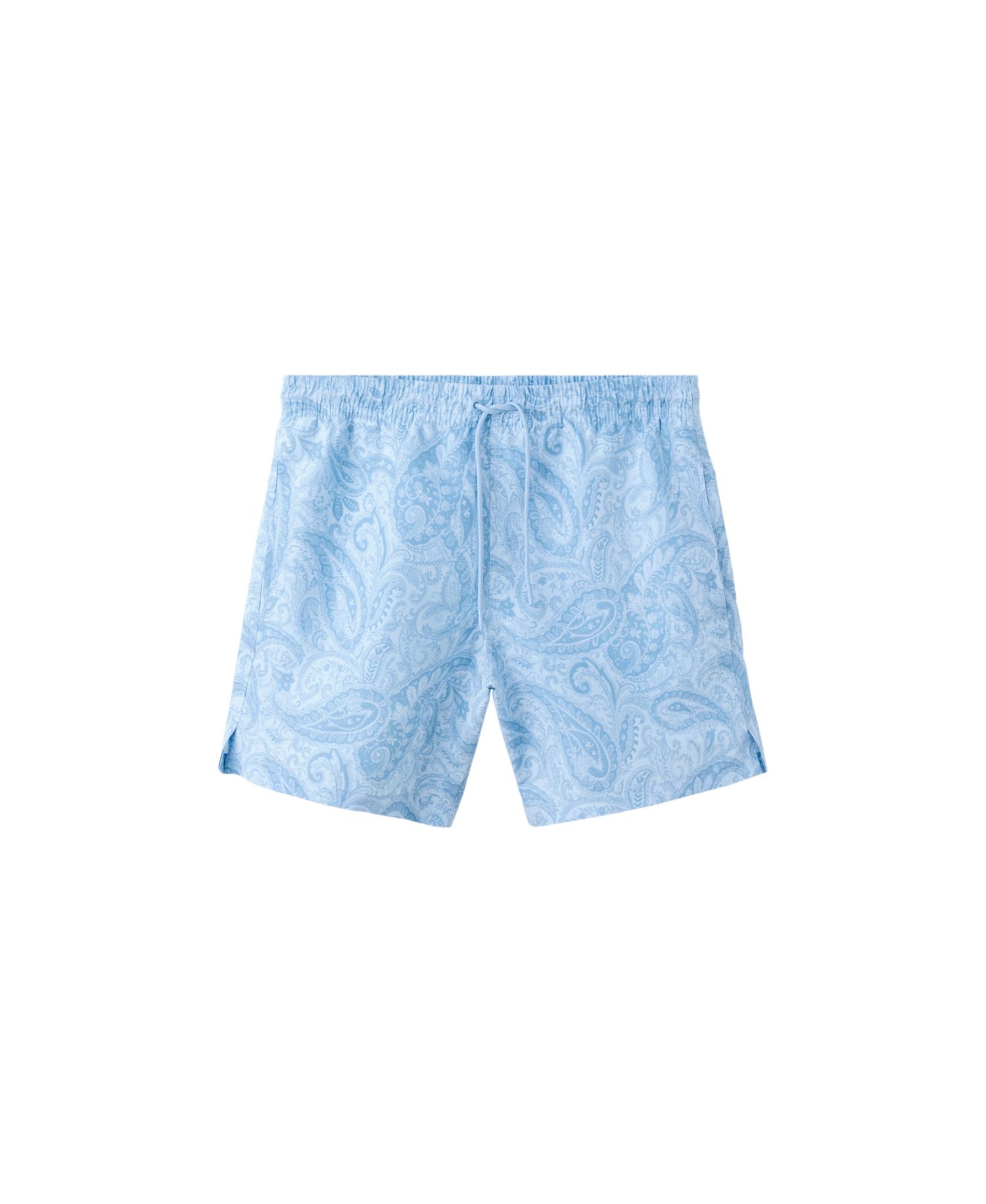Men's Drawstring Printed Swimsuit