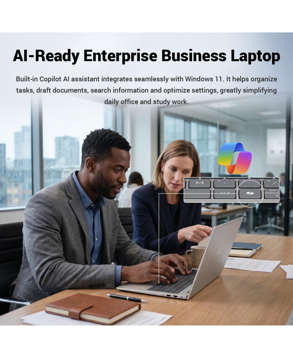 Hp EliteBook 6 16" Fhd+ Business Laptop, Intel Core Ultra 7 255U, Intel Graphics, 32GB DDR5, 1TB Ssd, Wi-Fi 7, Win11 Pro