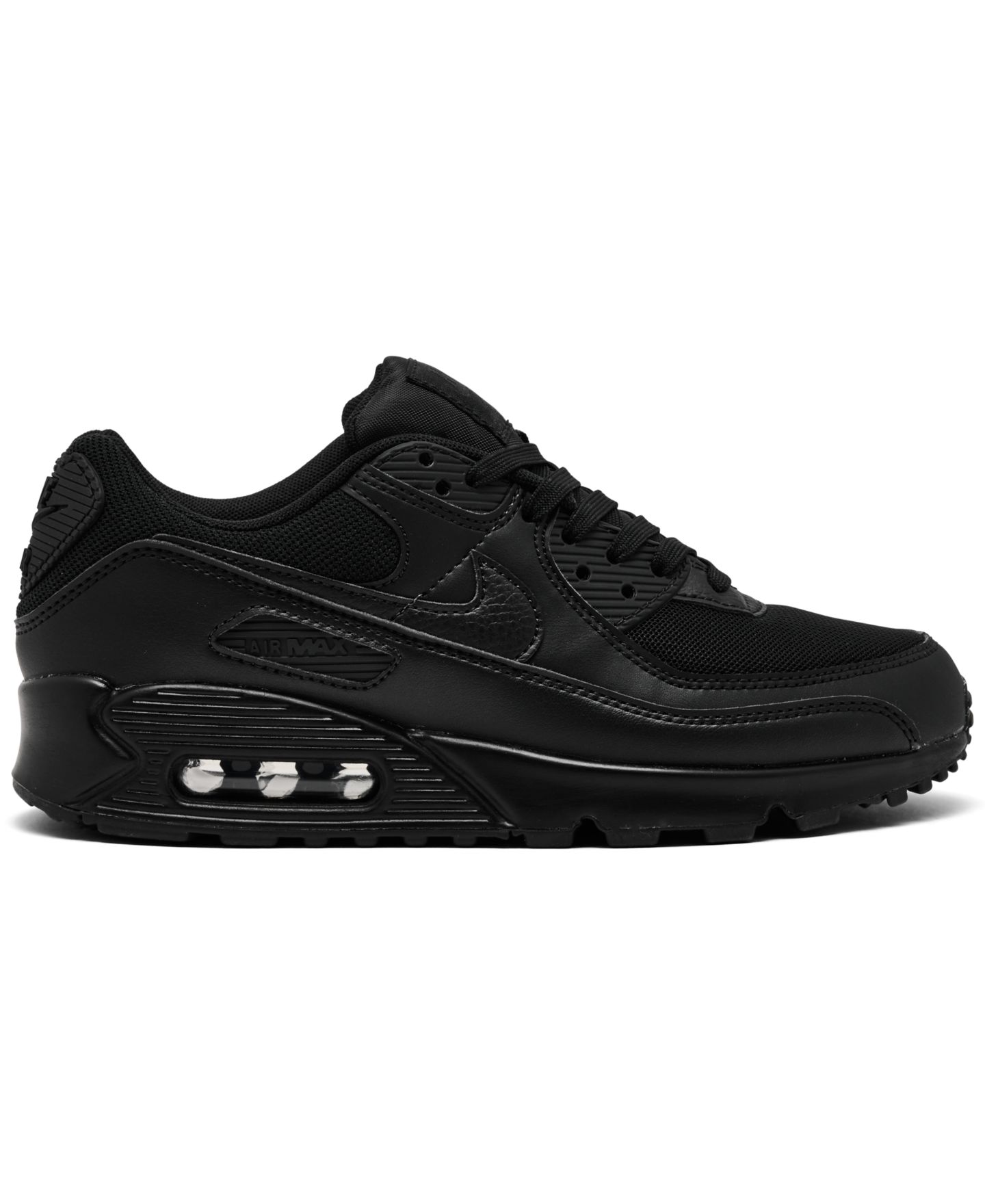 Женские кроссовки Nike Air Max 90 Casual, цвет: Чёрный — фото 2