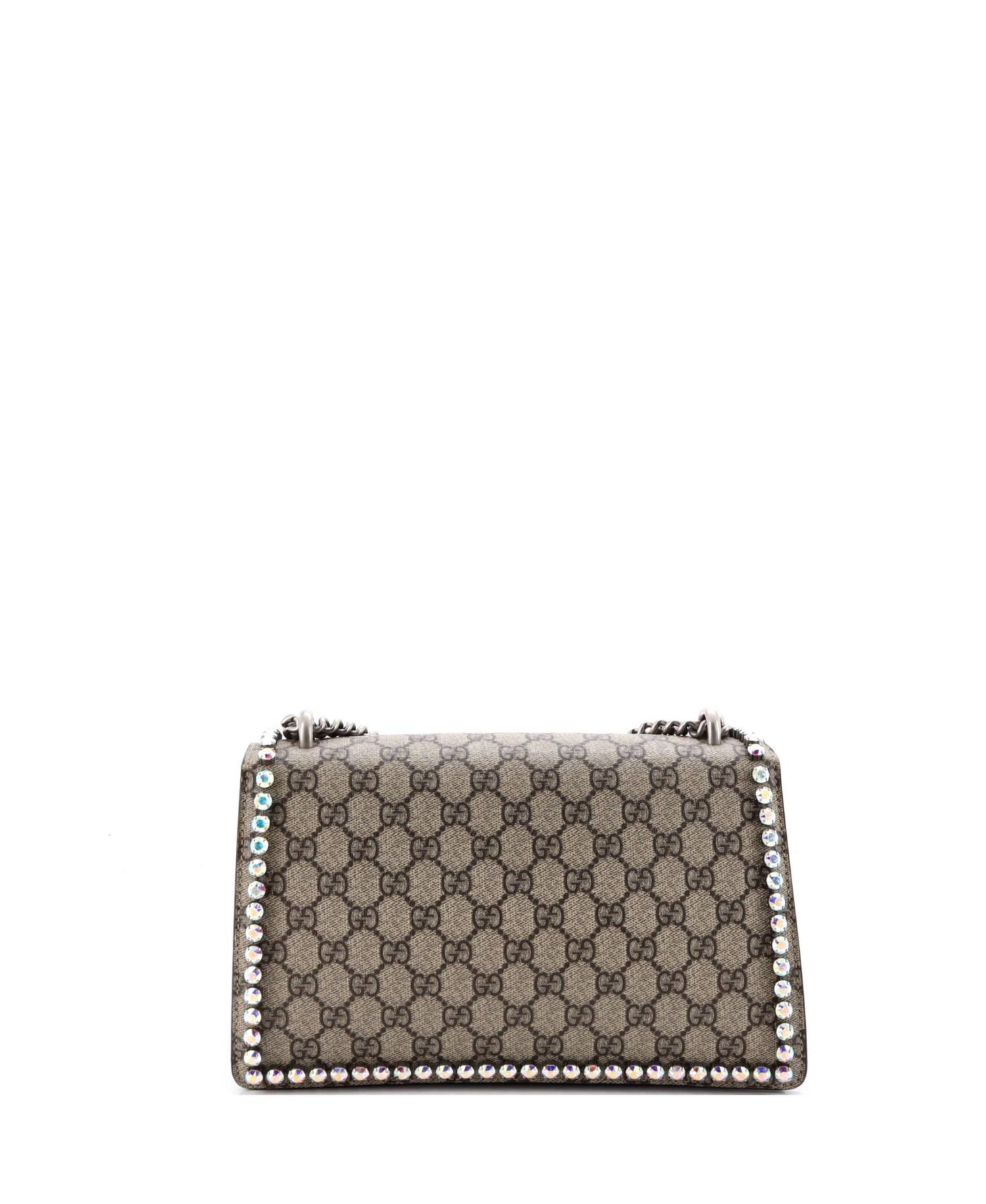 Medium Dionysus Bag Crystal Embellished GG Coated Canvas