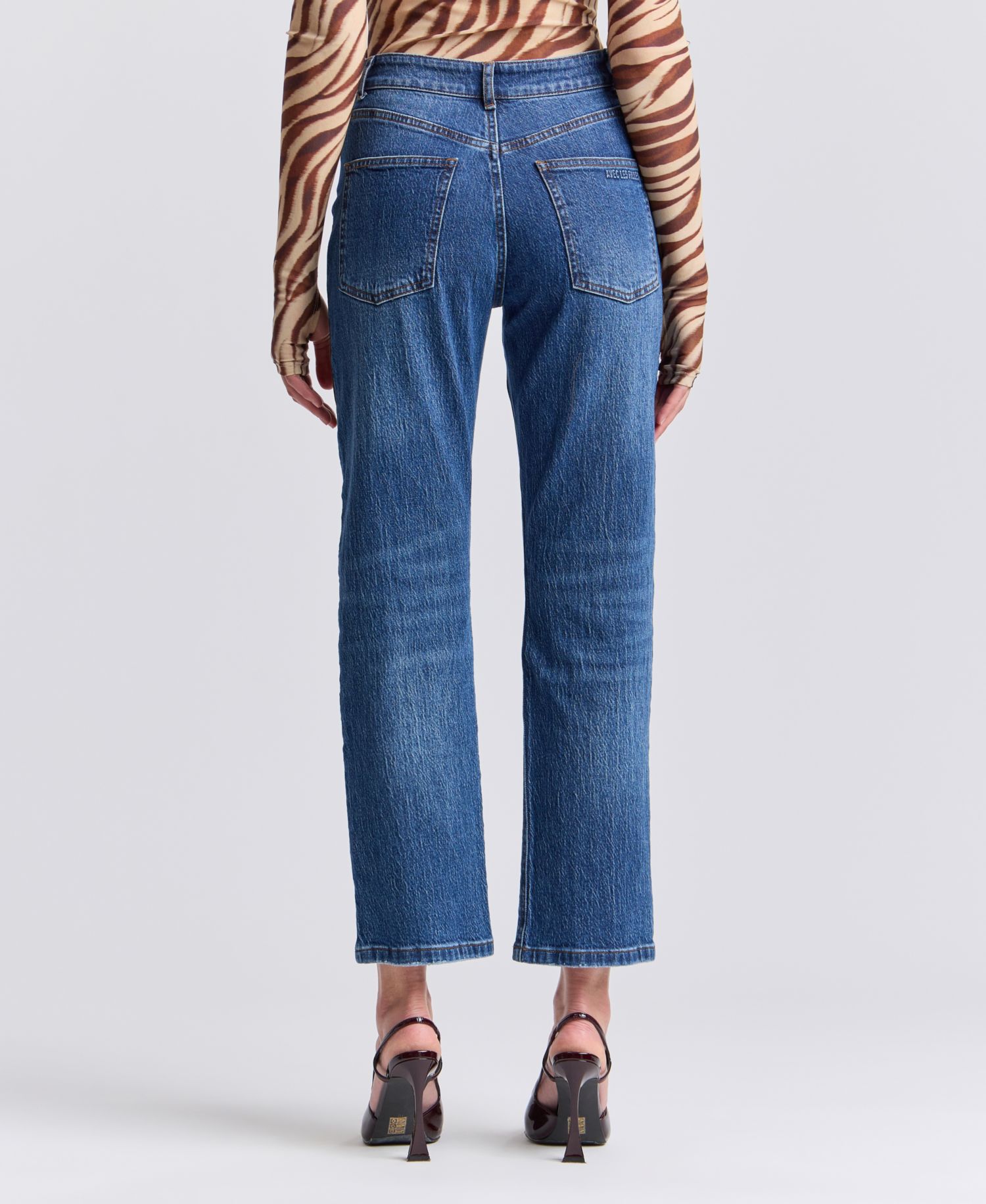 Women's Carpenter Colorblock Straight-Leg Jeans
