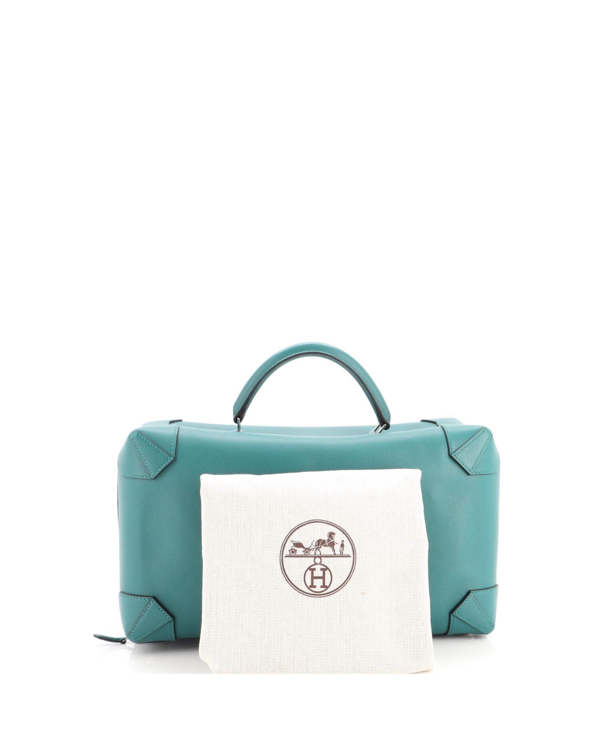 Pre-Owned Hermes 37 Maxibox Bag Evercolor