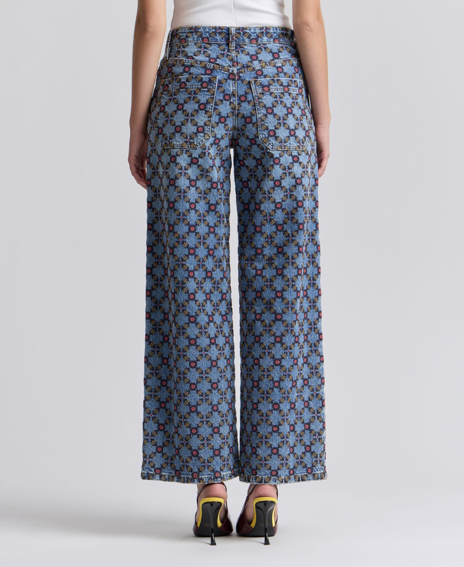 Women's Mid-Rise Wide-Leg Jeans