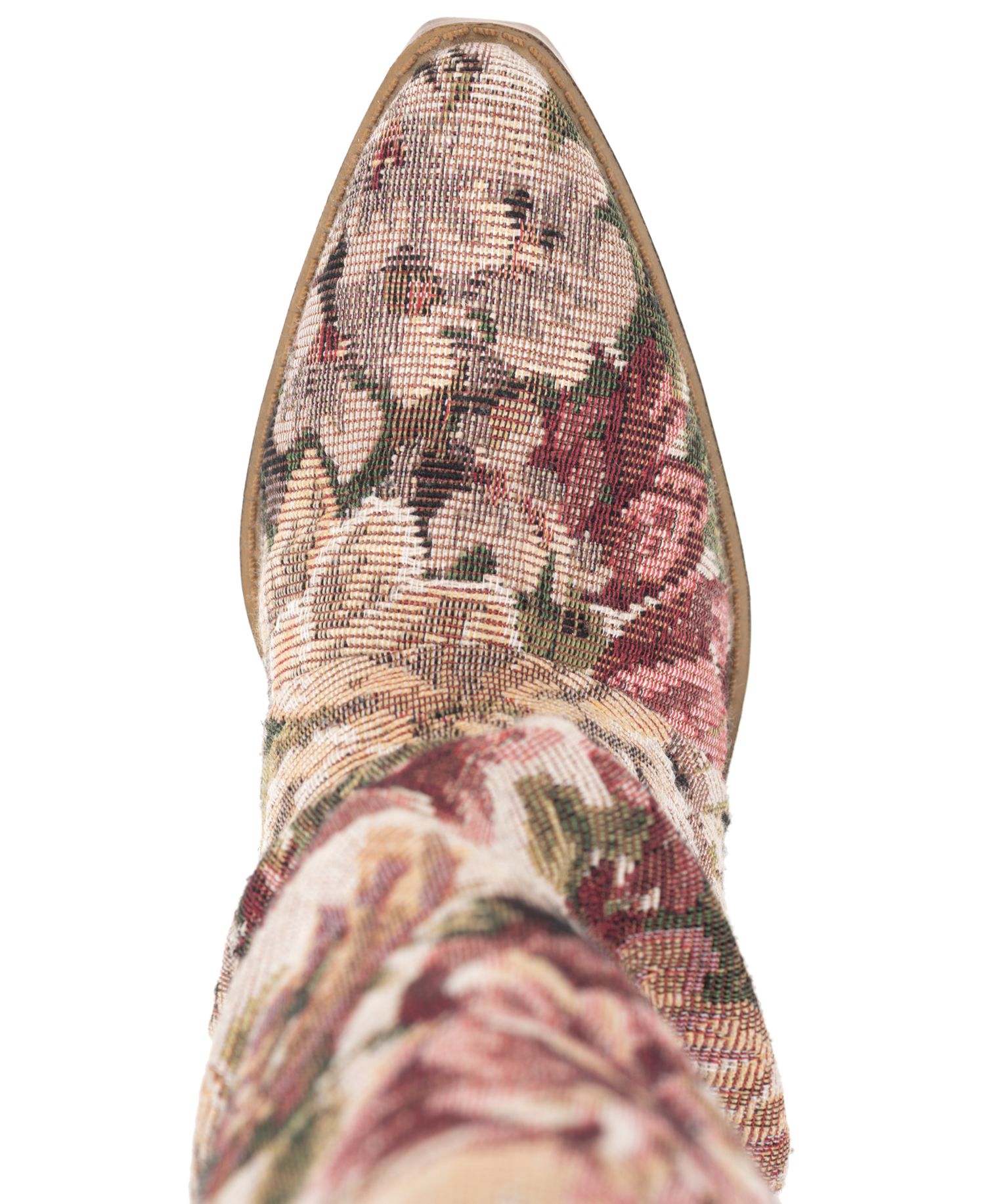 Women's Piippa Floral Tapestry Slouch Mid-Shaft Western Boots