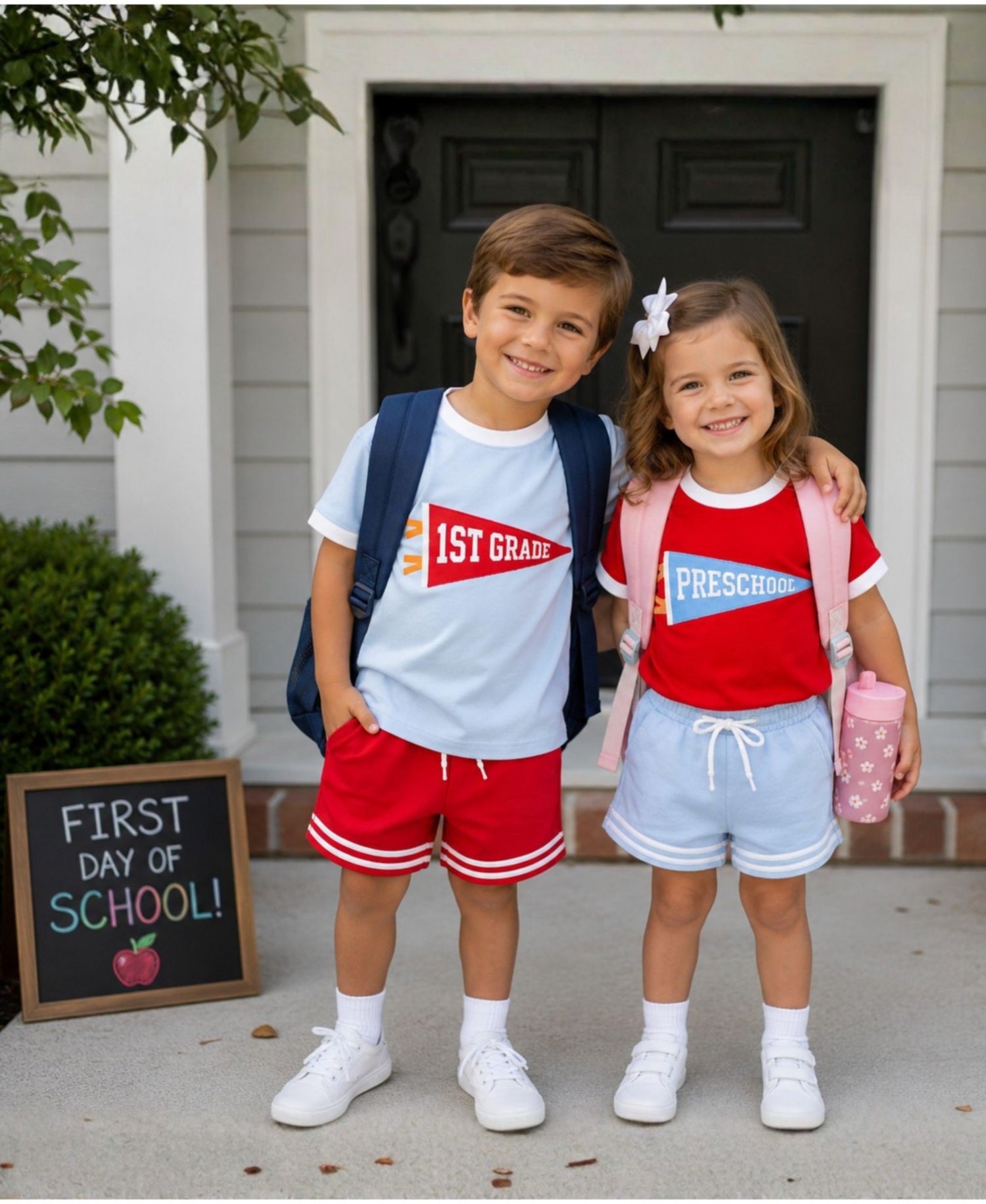 Little/Big Unisex 5-12 1st Grade Crewneck T-Shirt