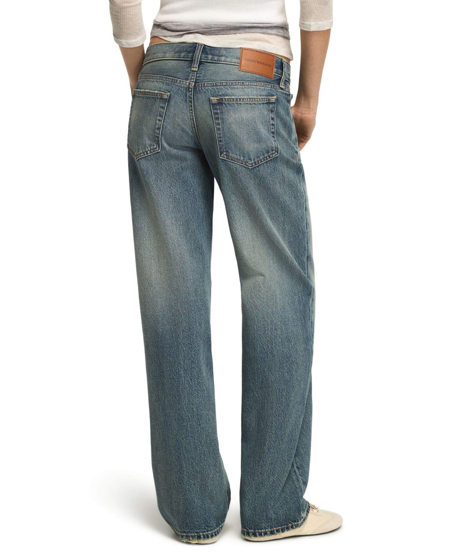 Women's Ultra Low Rise Baggy Jeans
