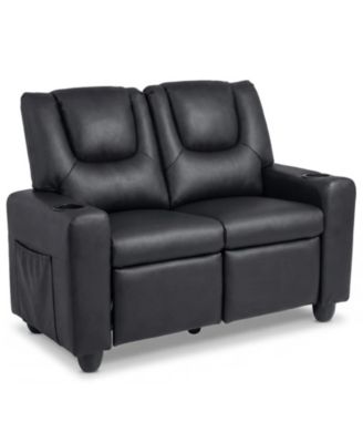 2-Seater Kids Recliner Toddler Sofa Chair with 2 Cup Holders