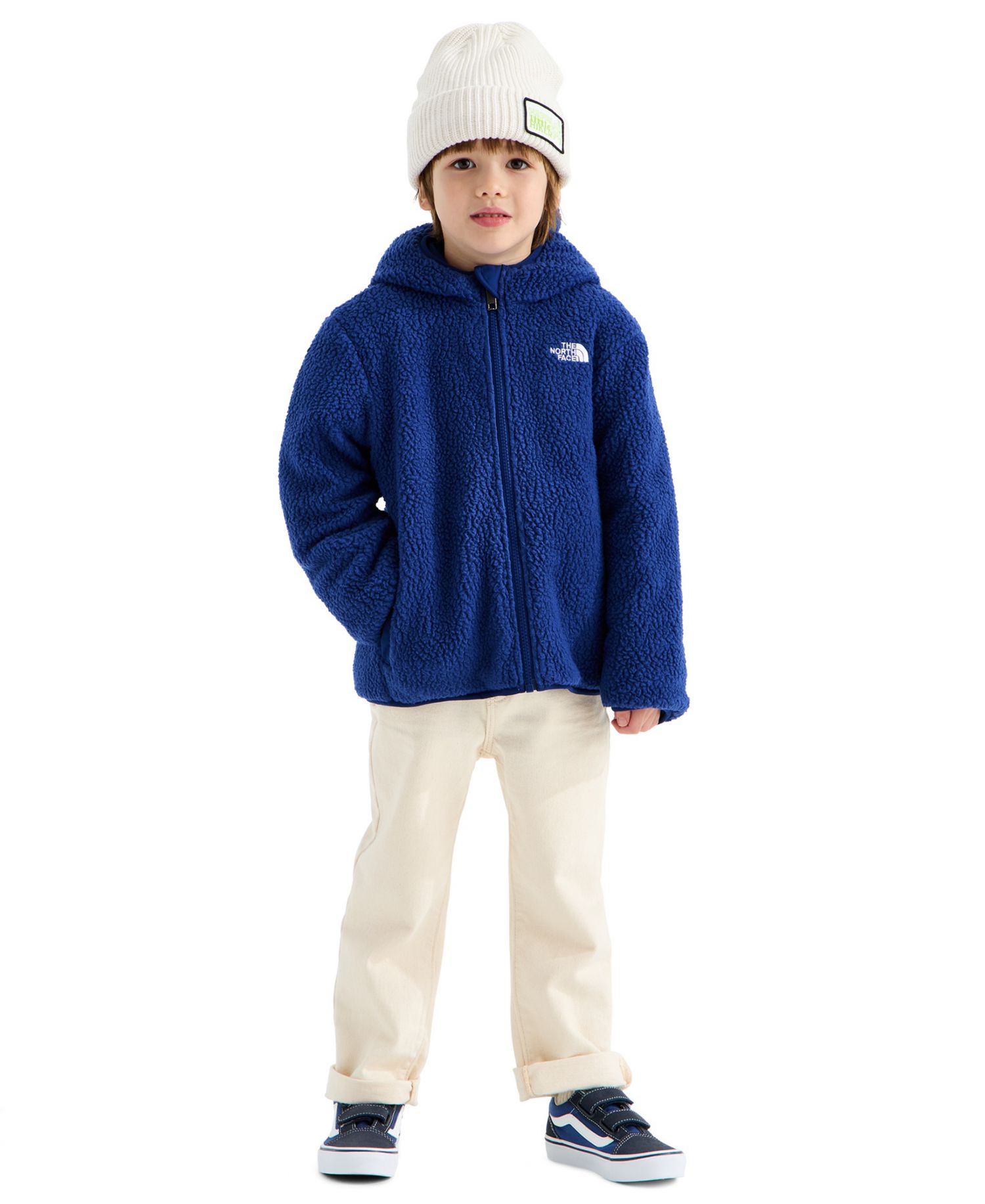 Boys' 2T-7 Reversible Shasta Full-Zip Hooded Jacket