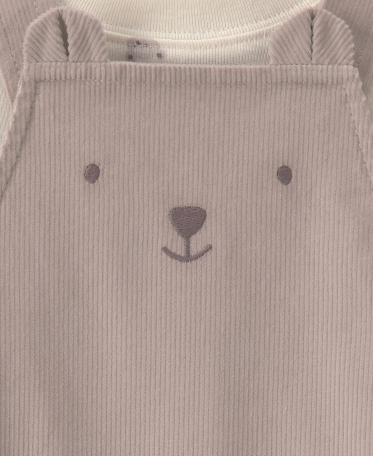 Carter's Baby Boys' Bear Print Long-Sleeve T-Shirt and Corduroy Overall, 2-Piece Set