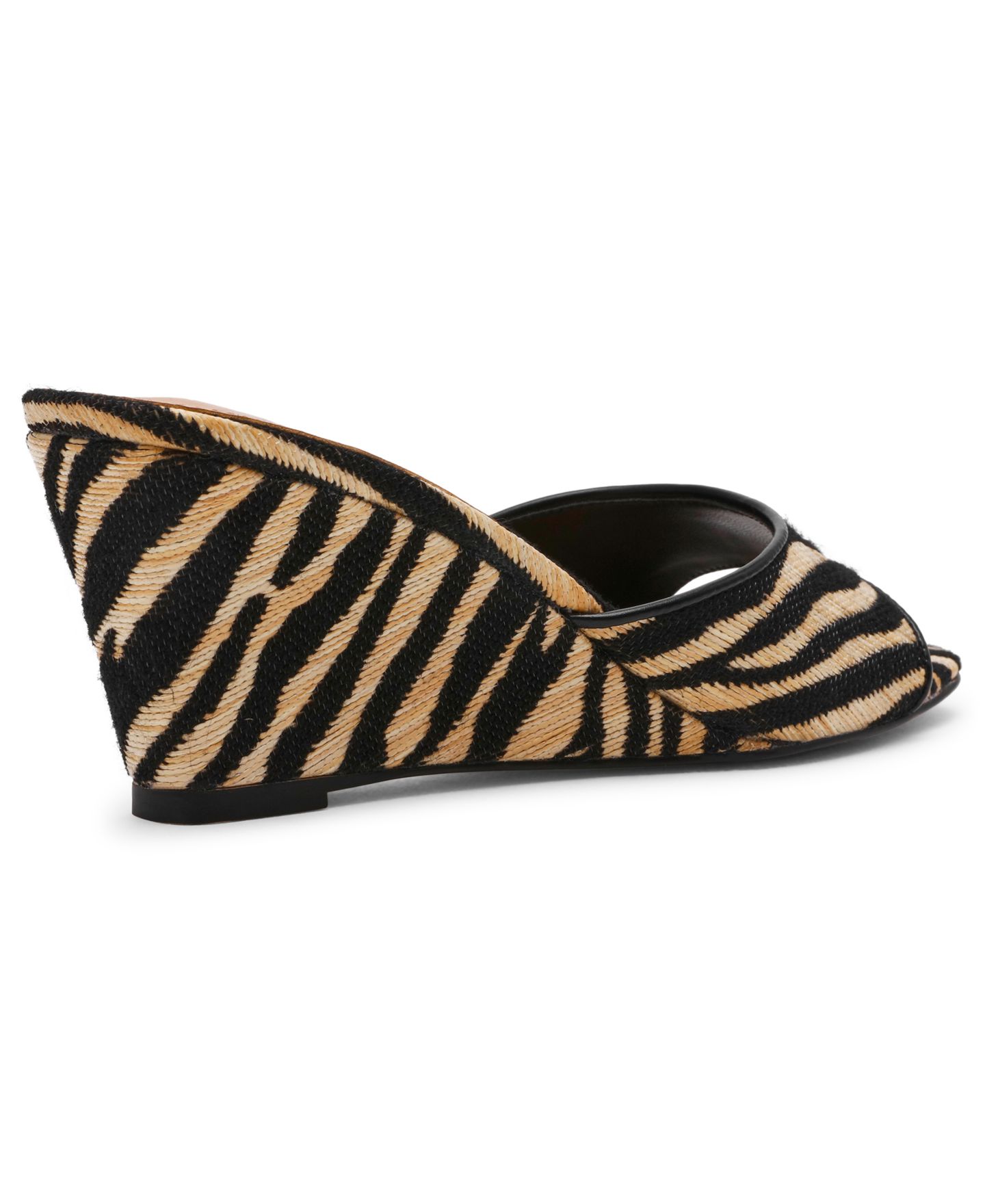 Женские сандалии Steve Madden Seleste Wedge, цвет: Зебра разноцветный — фото 6