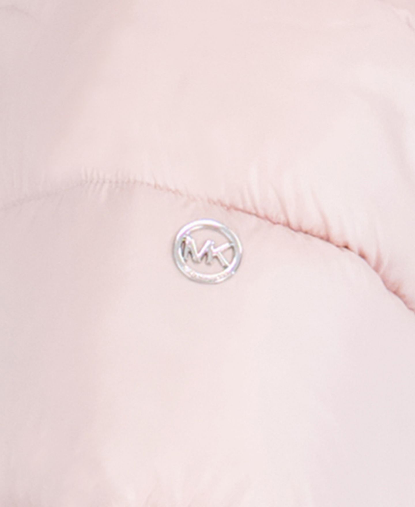 Куртка Michael Kors Peplum Heavy Weight Puffer Jacket для девочек-малышей, цвет: Rosewater — фото 5