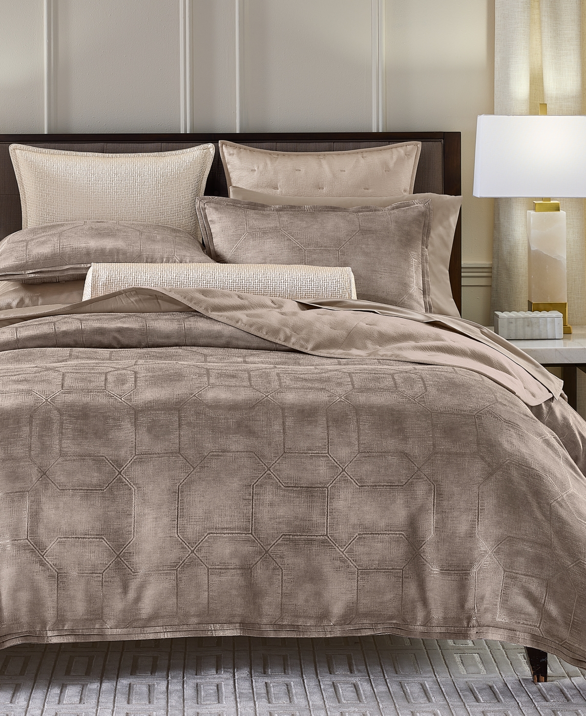 Hotel Collection Diffused Mosaic 3-Piece Comforter Set, Full/Queen, Macy's Exclusive