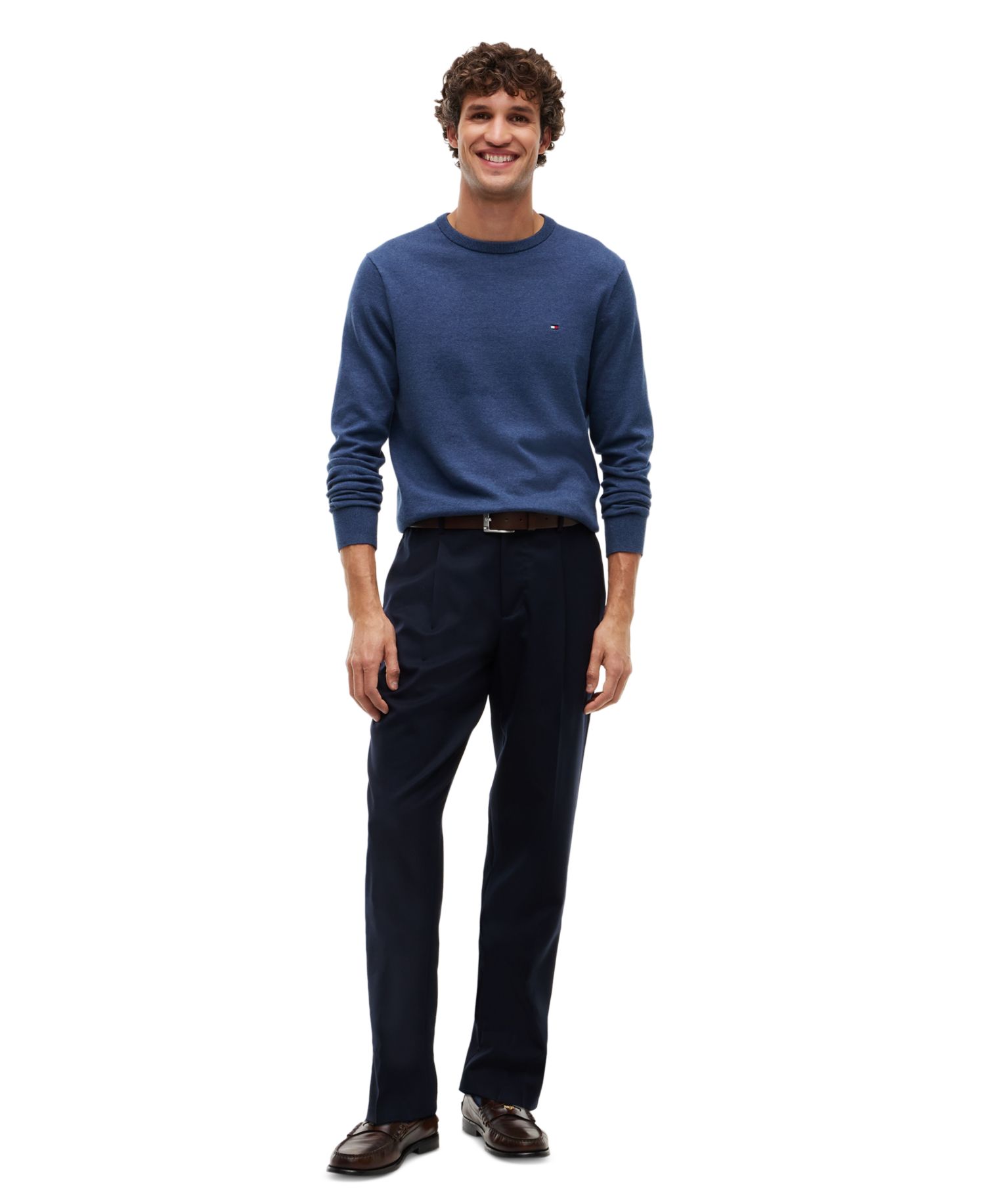 Men's Essential Cotton Crewneck Sweater
