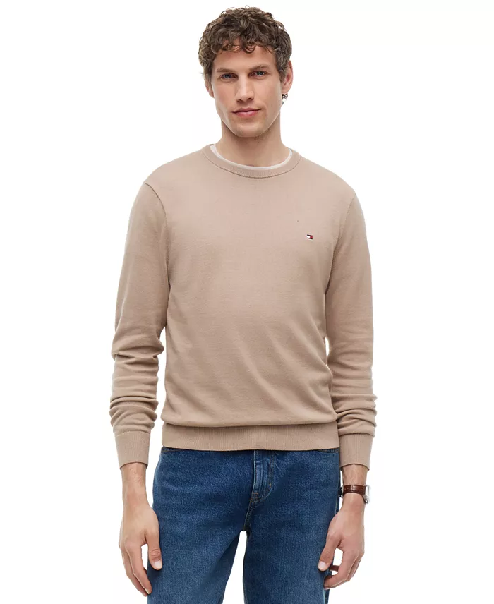 Men's Essential Cotton Crewneck Sweater - thumbnail 9