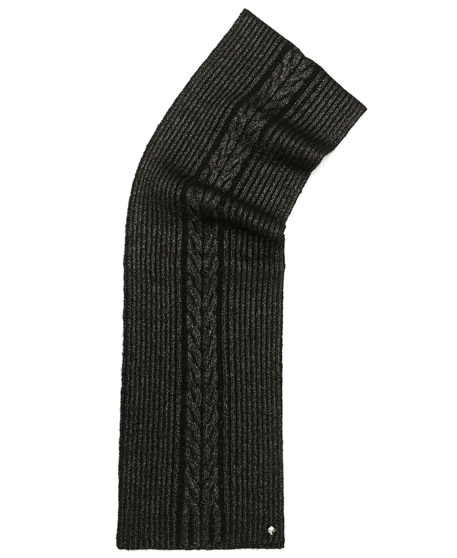 Women's Metallic Cable Knit Scarf