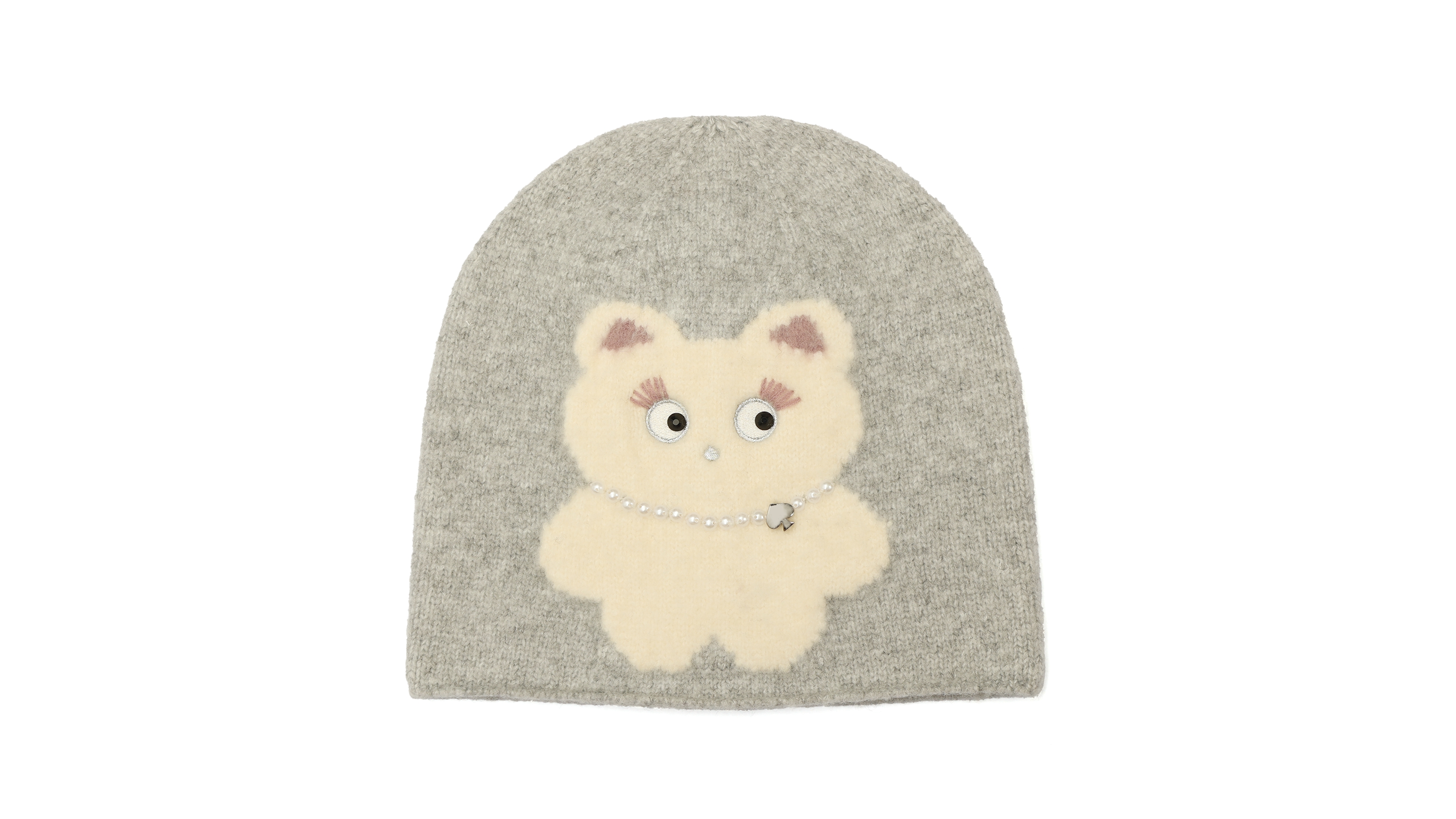 kate spade new york Women's Clover Cat Knit Beanie