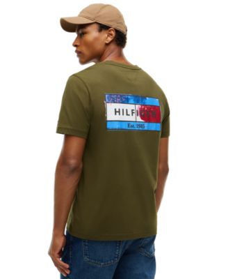 Men's Brand Love Back Flag Graphic T-Shirt