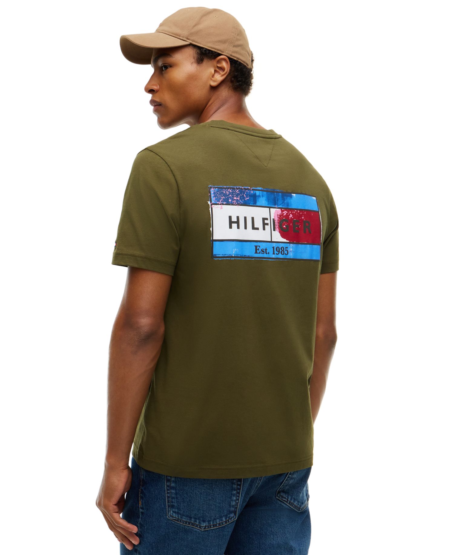 Men's Brand Love Back Flag Graphic T-Shirt