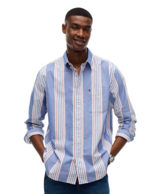 Men's Heritage Regular-Fit Oxford Stripe Shirt