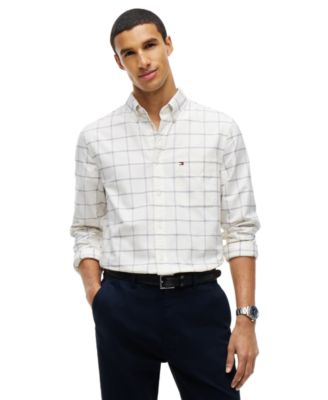 Men's Heritage Regular-Fit Oxford Windowpane Shirt