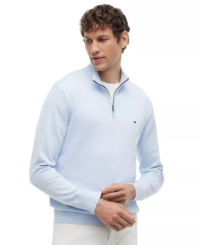 Men's Essential Quarter-Zip Knit Sweater - thumbnail 5