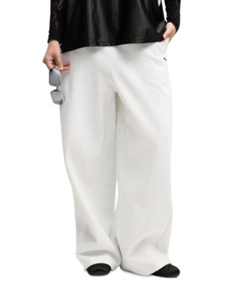 Women's Street Glam Wide-Leg Slouchy Fleece Pants