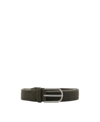 Men's Braided Leather Belt