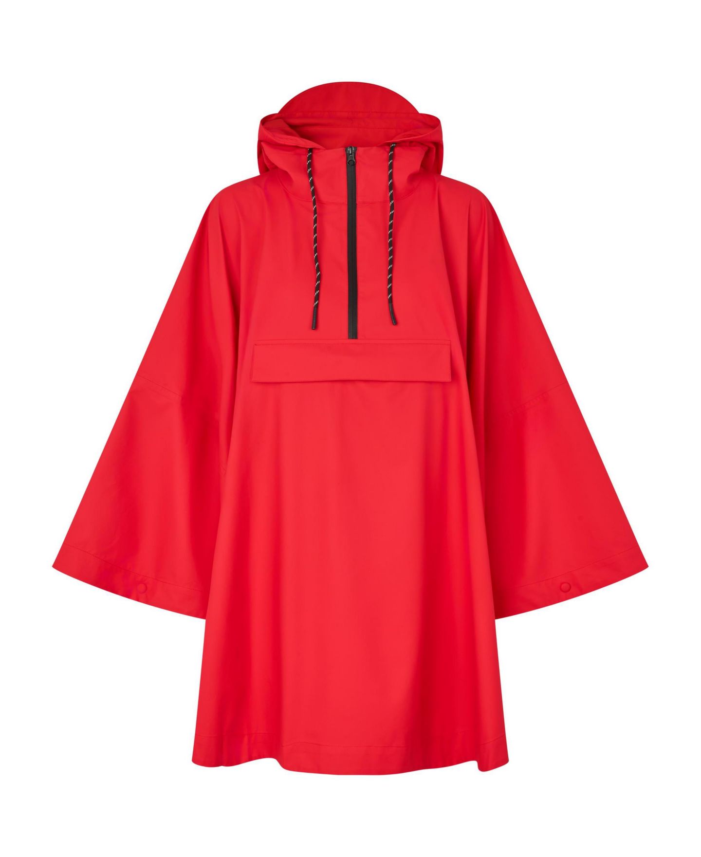 Женские куртки Masai Copenhagen Zip-Front Hooded Poncho, цвет: Poinsettia — фото 5