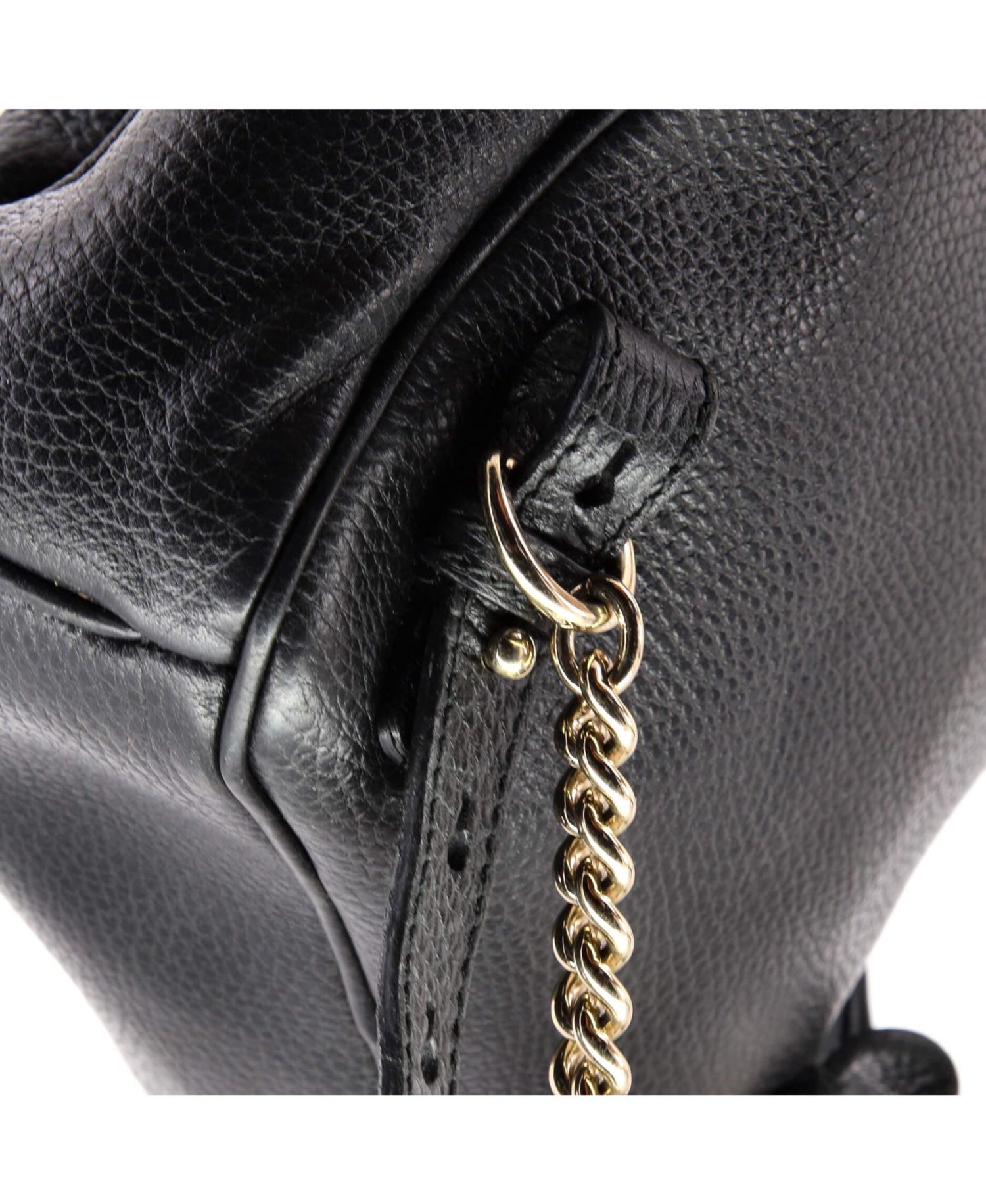 Soho Chain Backpack Leather