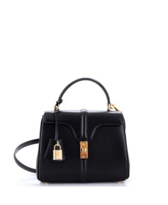 Small 16 Top Handle Bag Smooth Calfskin