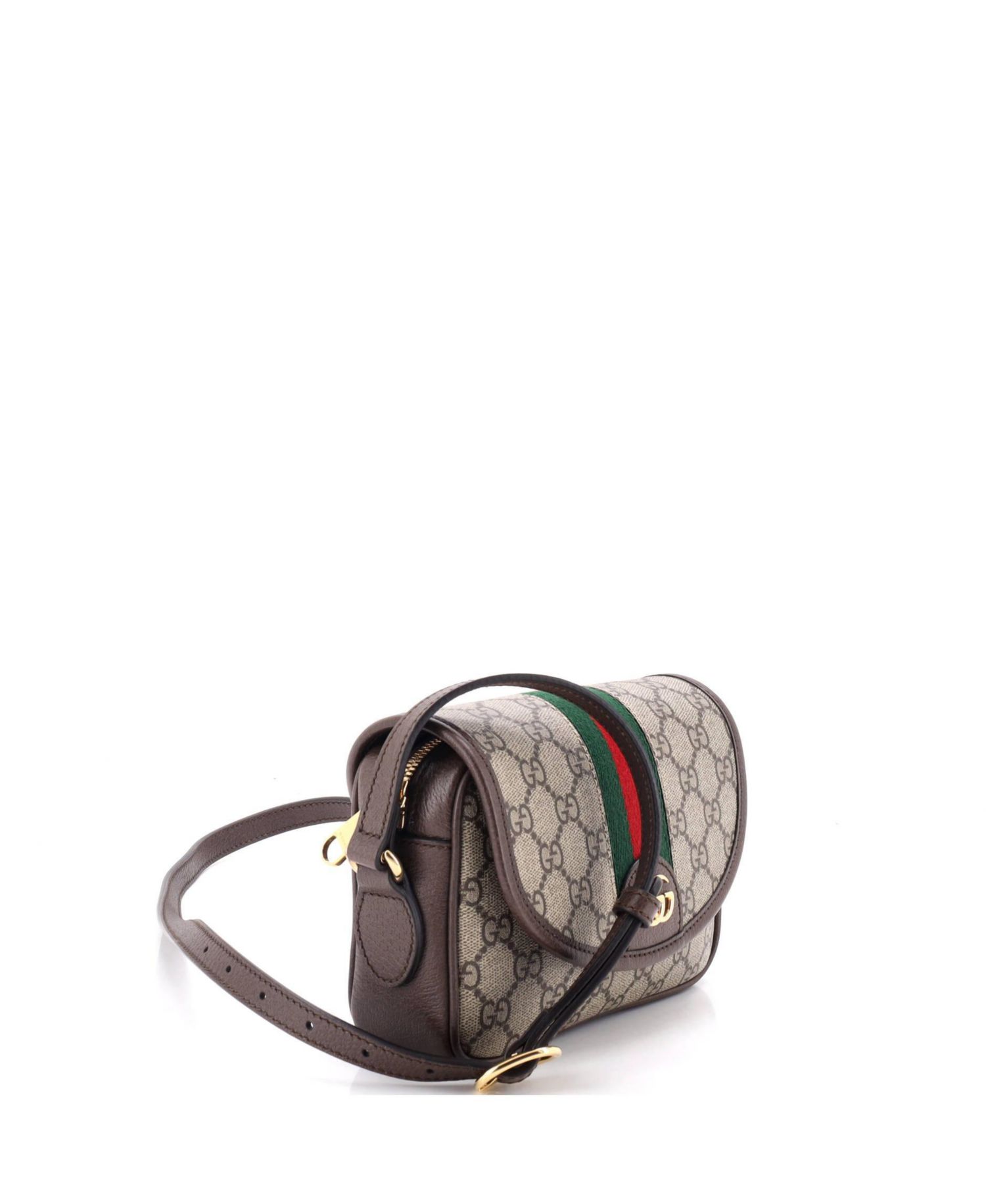 Mini Ophidia Flap Shoulder Bag GG Coated Canvas