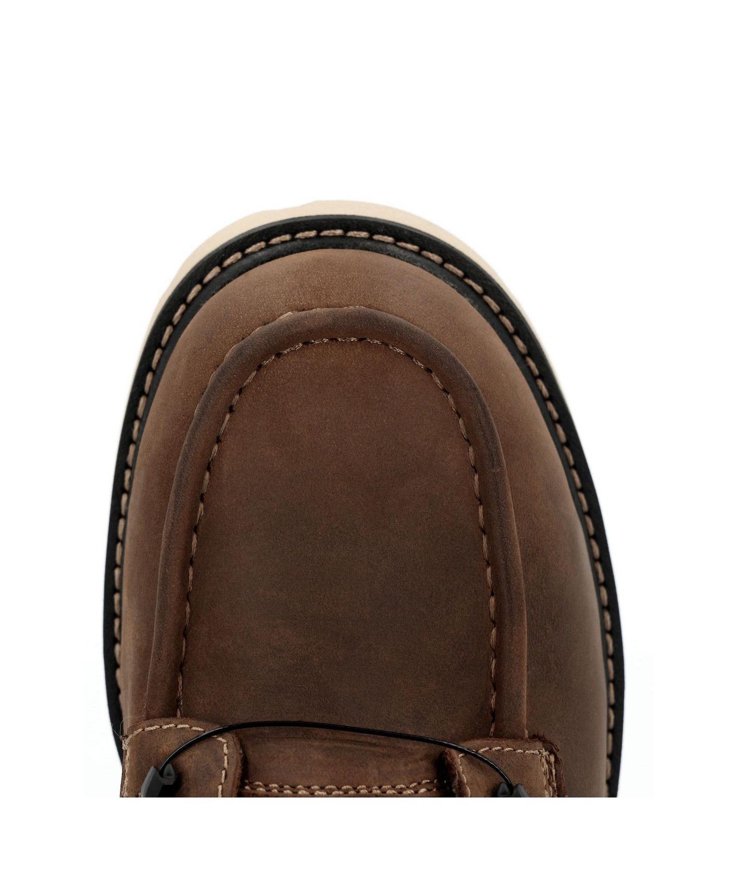 Мужские ботинки GEORGIA BOOT Carbon Flex BOA Waterproof Moc-Toe Work Boot, цвет: Коричневый — фото 5