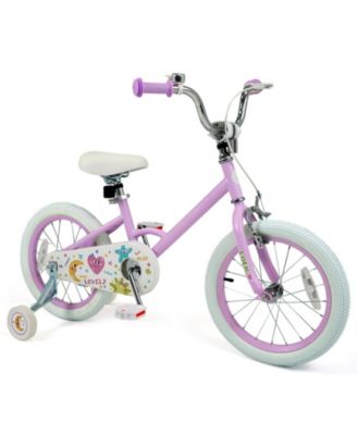 16" Adjustable Kids Bike with Dual Brake System, Ages 4-8